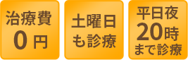 21時まで診療